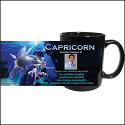 "Personalised Zodiac Mug - Capricorn (Dec22 - Jan20) - Click here to View more details about this Product